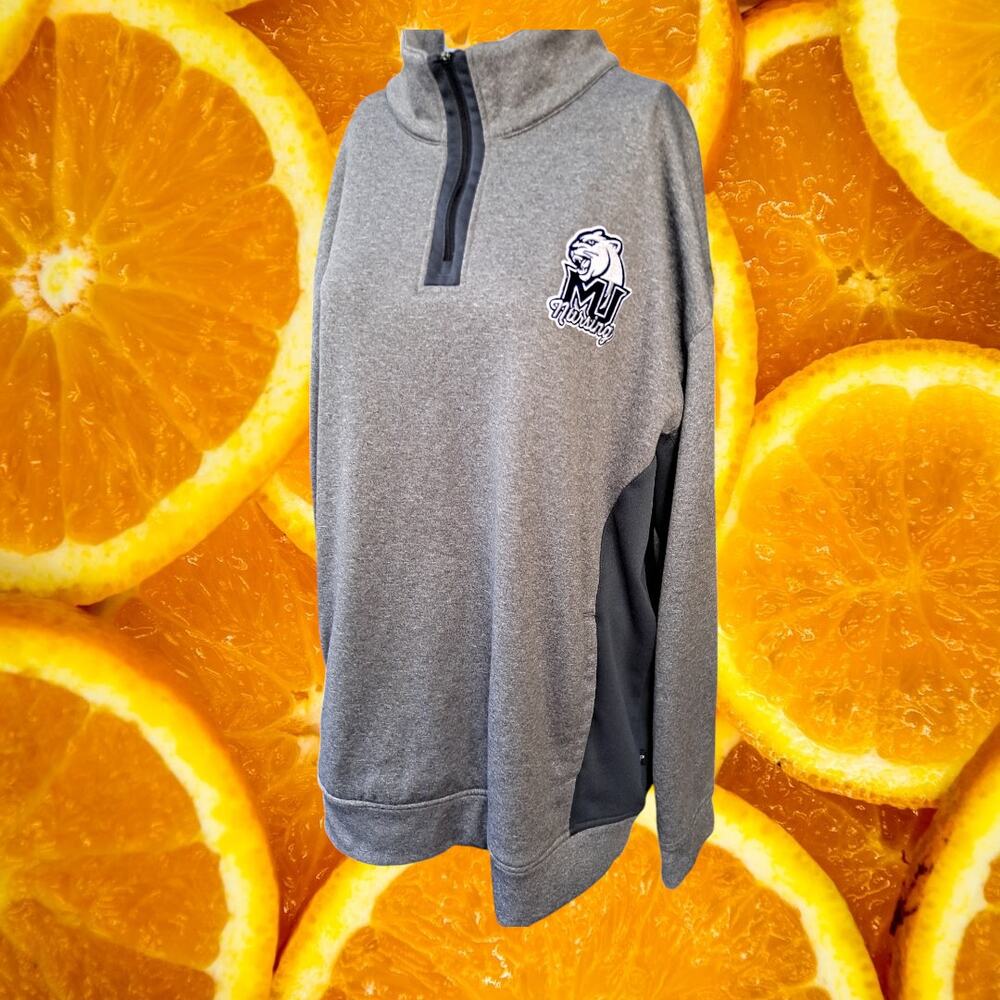 Pennant‎ Sportswear Men's Mj Nursing Embroidered 1/4 Zipper Sweatshirt Size XL